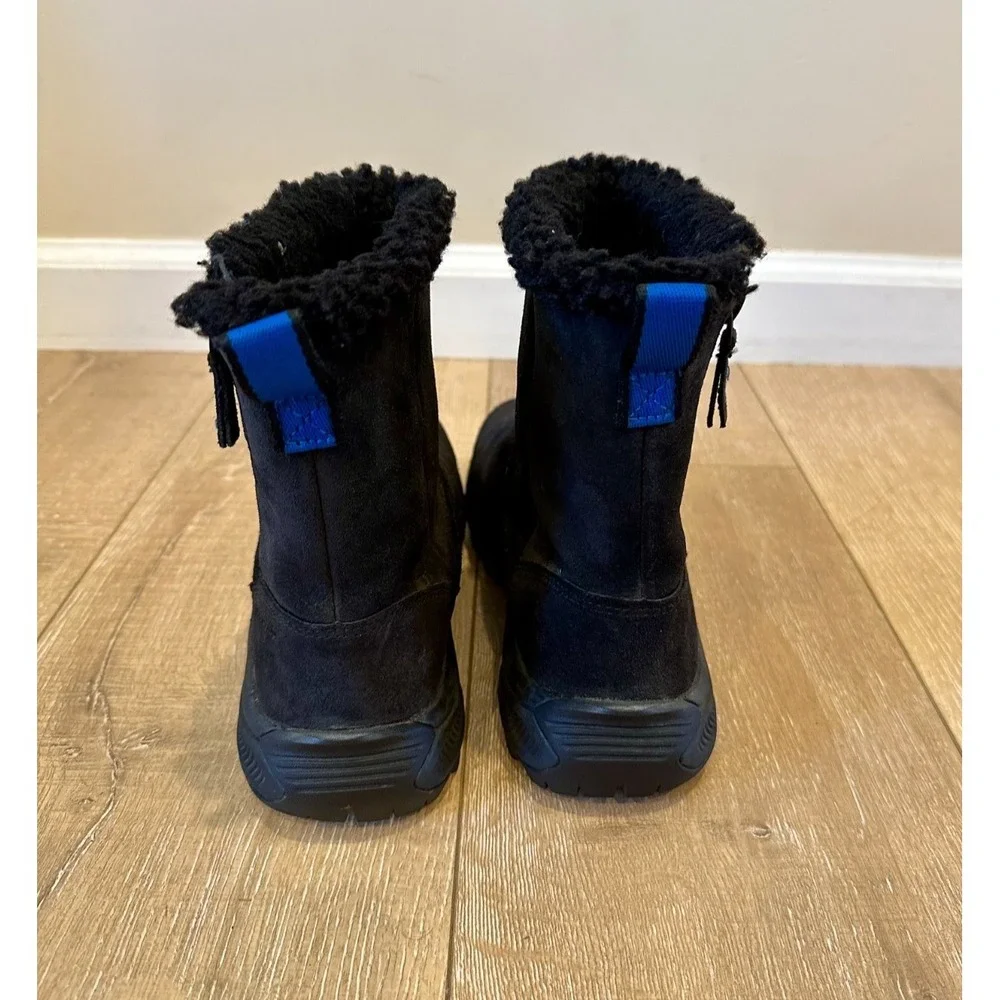 Merrell Icepack 2 Zip Polar Waterproof Snow Boot Black Suede Leather Size 6 $180